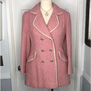 Vintage Lilli Ann double breasted tweed coat